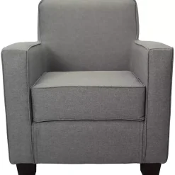 Kirklands Home Quartz Johnston Upholstered Accent Chair Gray