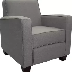 Kirklands Home Quartz Johnston Upholstered Accent Chair Gray