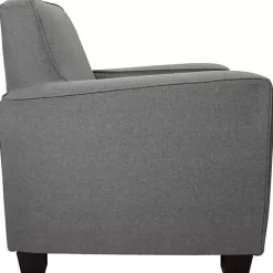 Kirklands Home Quartz Johnston Upholstered Accent Chair Gray