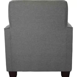 Kirklands Home Quartz Johnston Upholstered Accent Chair Gray