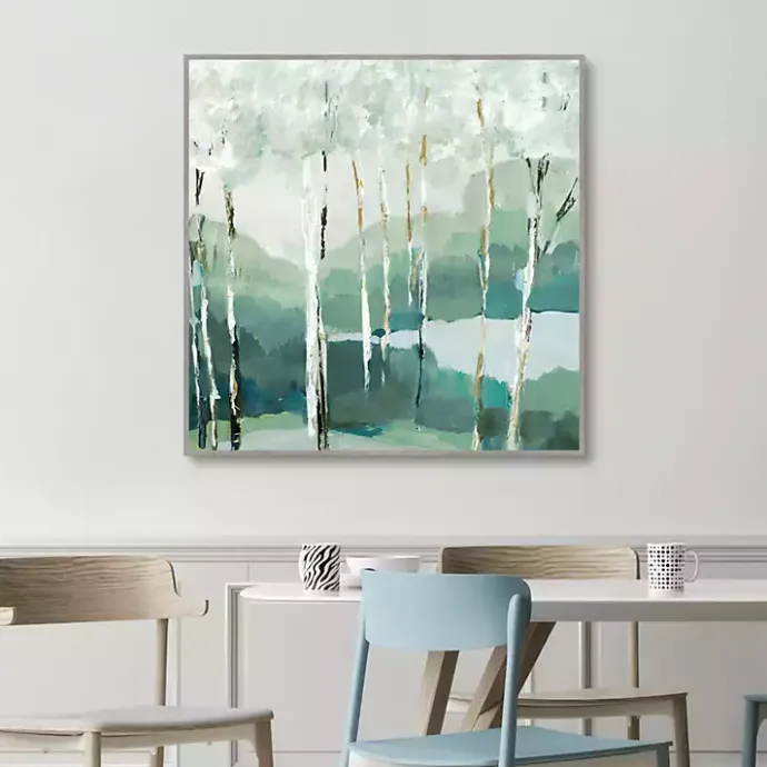 Online Kirklands Home Quiet Birch Forest II Framed Canvas Art Print