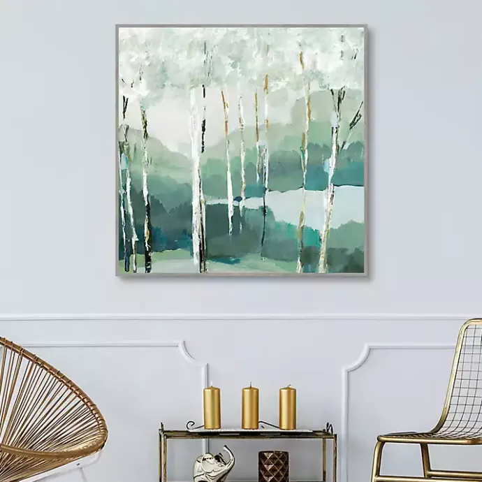 Online Kirklands Home Quiet Birch Forest II Framed Canvas Art Print