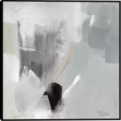 Sale Kirklands Home Quiet Framed Canvas Art Print Gray