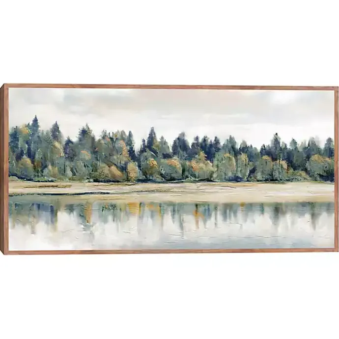 Clearance Kirklands Home Quiet Reflections Framed Canvas Art Print
