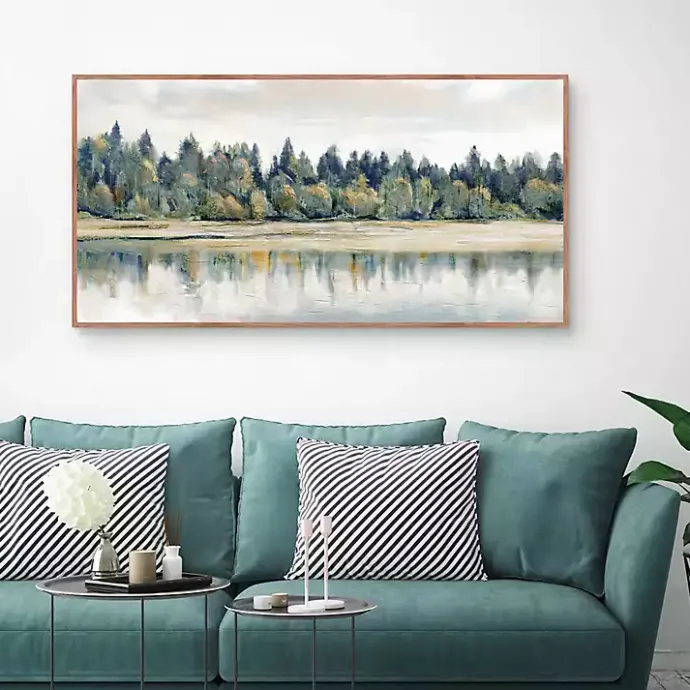 Clearance Kirklands Home Quiet Reflections Framed Canvas Art Print