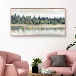 Clearance Kirklands Home Quiet Reflections Framed Canvas Art Print