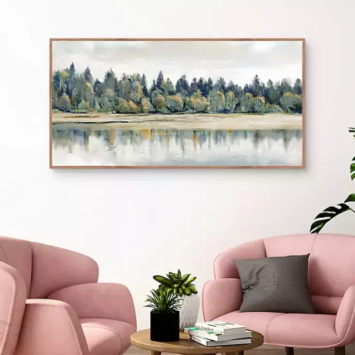 Clearance Kirklands Home Quiet Reflections Framed Canvas Art Print