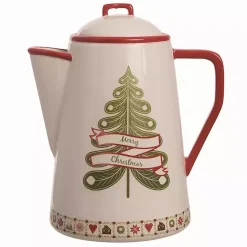 Discount Kirklands Home Quilted Motif Christmas Tree Pitcher