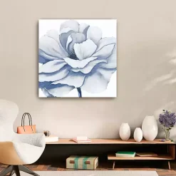 Sale Kirklands Home Radiant Blue Bloom Canvas Art Print