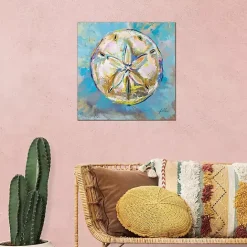 Kirklands Home Rainbow Sand Dollar Canvas Art Print