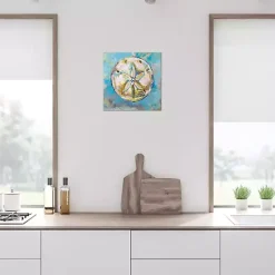 Kirklands Home Rainbow Sand Dollar Canvas Art Print