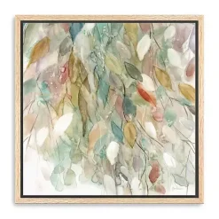 New Kirklands Home Rainy Cascade I Framed Canvas Art Print, 40x40 Multi