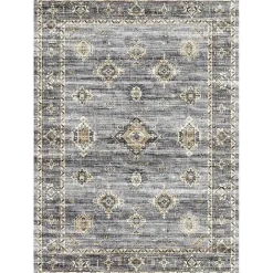 Sale Kirklands Home Raquel Washable Area Rug, 7x9 Gray