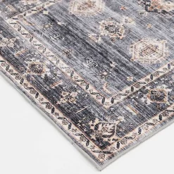 Sale Kirklands Home Raquel Washable Area Rug, 7x9 Gray