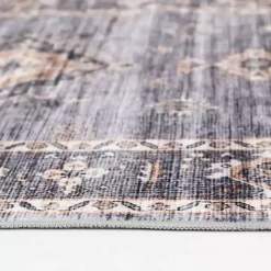 Sale Kirklands Home Raquel Washable Area Rug, 7x9 Gray