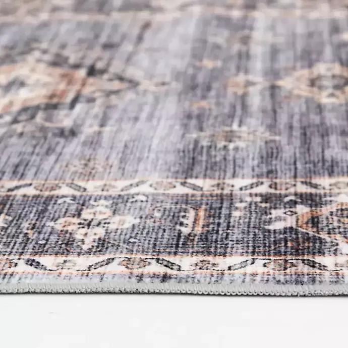 Sale Kirklands Home Raquel Washable Area Rug, 7x9 Gray