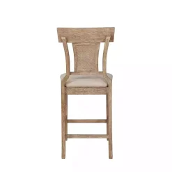 Hot Kirklands Home Ray with Gray Wash Finish Counter Stool Brown