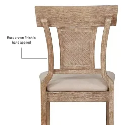 Hot Kirklands Home Ray with Gray Wash Finish Counter Stool Brown