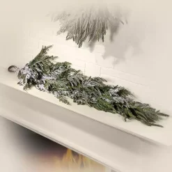 Outlet Kirklands Home Real Touch Flocked Norfolk Pine Garland