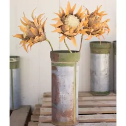Online Kirklands Home Reclaimed Ammunition Canister Silver