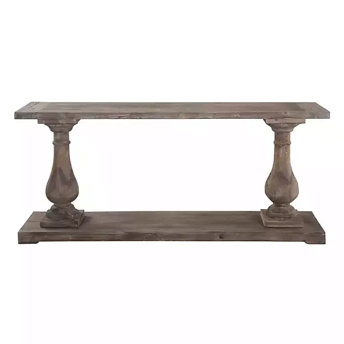 Sale Kirklands Home Reclaimed Pine Caroline Console Table Brown