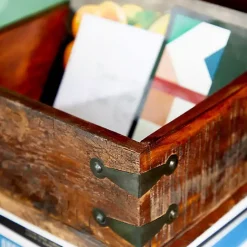 Discount Kirklands Home Reclaimed Wood Antique Box Set, Set of 3