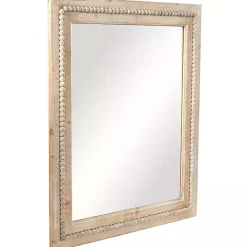 Outlet Kirklands Home Rectangle Distressed Beaded Wall Mirror