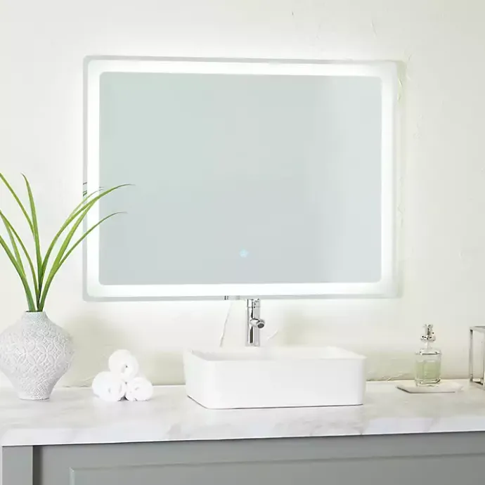 Outlet Kirklands Home Rectangular LED Wall Mirror