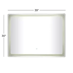 Outlet Kirklands Home Rectangular LED Wall Mirror