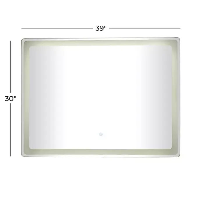 Outlet Kirklands Home Rectangular LED Wall Mirror