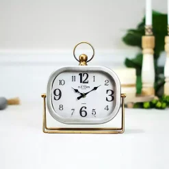 Discount Kirklands Home Rectangular Metal Tabletop Clock