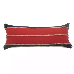 Hot Kirklands Home Red & Navy Nautical Rope Lumbar Pillow
