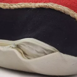 Outlet Kirklands Home Red & Navy Nautical Rope Throw Pillow. 20x20