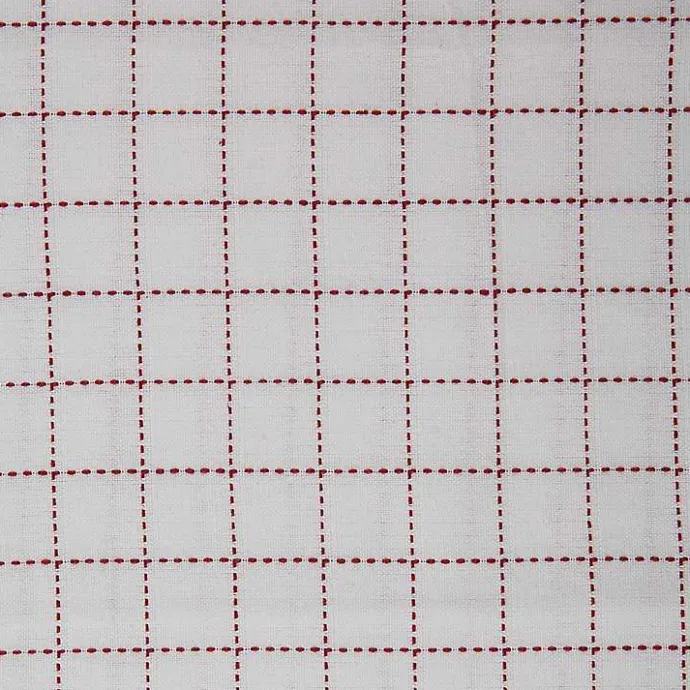 New Kirklands Home Red & White Woven Patterns 5-pc. Dish Towel Set