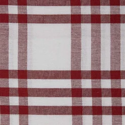 New Kirklands Home Red & White Woven Patterns 5-pc. Dish Towel Set