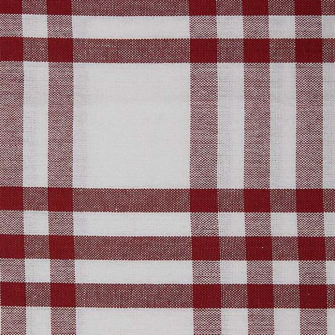 New Kirklands Home Red & White Woven Patterns 5-pc. Dish Towel Set