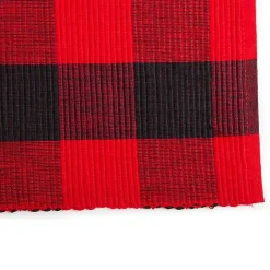 Discount Kirklands Home Red and Black Buffalo Check Placemats, Set of 6