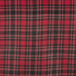 Hot Kirklands Home Red and Black Classic Plaid Tree Skirt