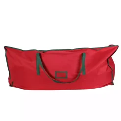 Kirklands Home Red and Green Christmas Storage Bag with ID Window