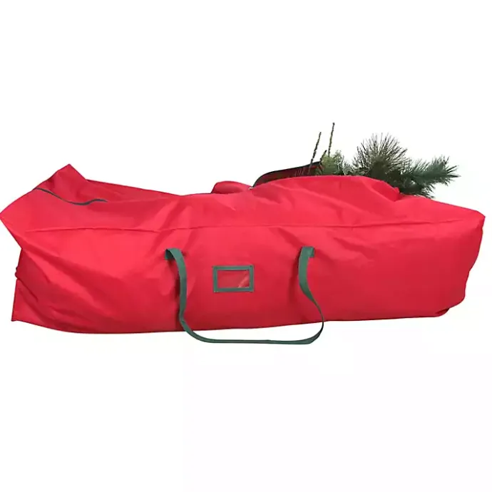 Sale Kirklands Home Red and Green Christmas Tree Rolling Storage Bag