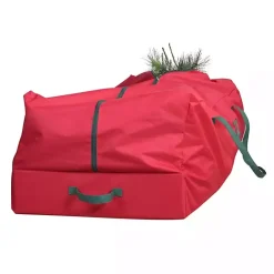 Sale Kirklands Home Red and Green Christmas Tree Rolling Storage Bag