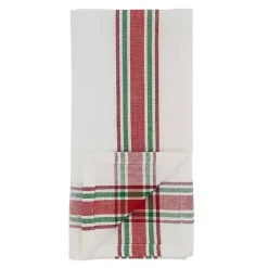 Online Kirklands Home Red and Green Plaid Napkins, Set of 4