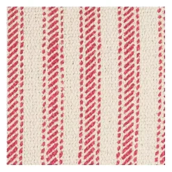Clearance Kirklands Home and Natural Ticking Stripe Pillow Red