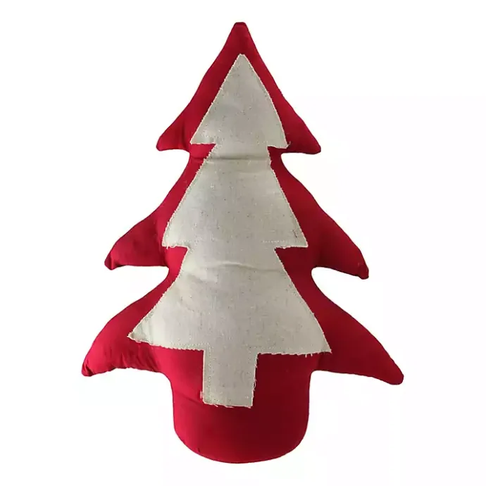 Sale Kirklands Home Red and White Weighted Tabletop Christmas Tree