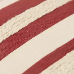 Online Kirklands Home Red Asymmetrical Linear Throw Pillow