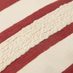 Online Kirklands Home Red Asymmetrical Linear Throw Pillow