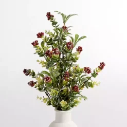 Hot Kirklands Home Red Berry Boxwood Bushes, Set of 2