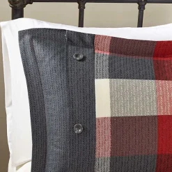 Clearance Kirklands Home Red Buffalo Check King 7-pc. Comforter Set