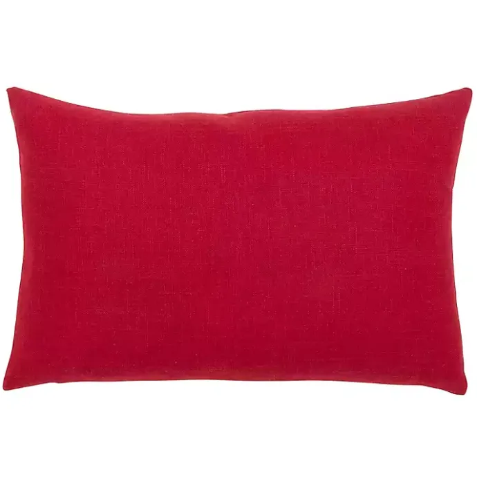 Hot Kirklands Home Red Christmas Tree LED Accent Pillow