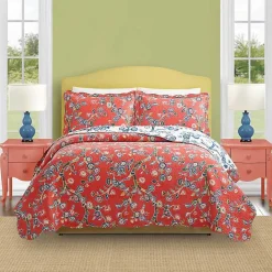 Outlet Kirklands Home Floral Dreams 3-pc. King Quilt Set Red